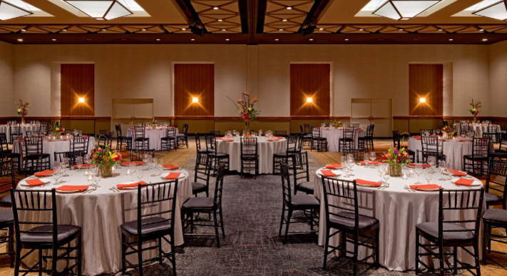 Regency Ballroom at the Hyatt Regency Phoenix, which may have been the one used for the wedding.
