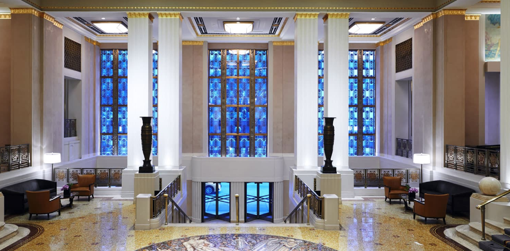 Lobby at the Waldorf Astoria