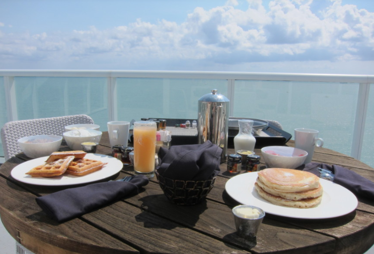 Room Service Breakfast at W Fort Lauderdale