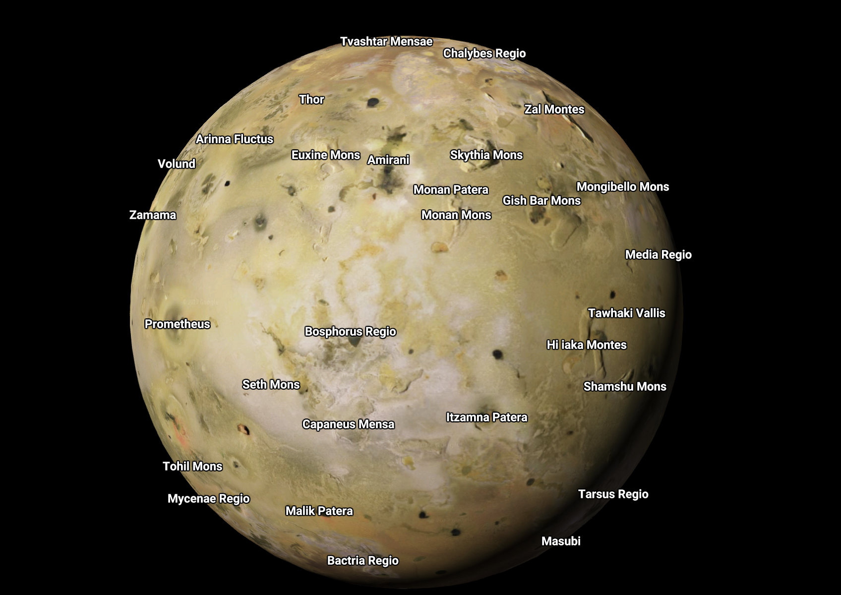 a planet with many names
